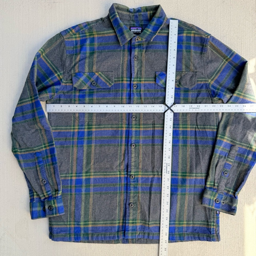 Patagonia Organic Cotton Fjord Flannel Shirt Men's Size L